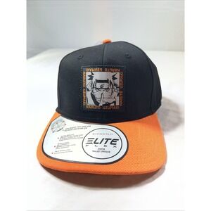 Naruto Adult One Size Fits All Orange & Black Snapback Flex Fit Brimmed Hat New